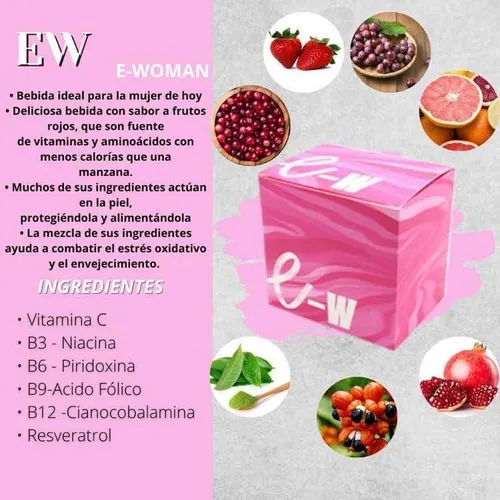 Energizante e‑W (para mujeres) caja x 30